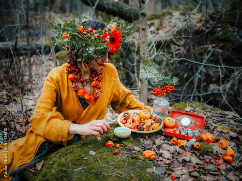 person picking flowers