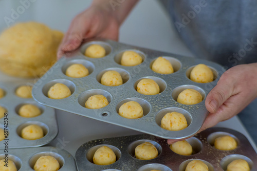 Brazilian chipa cheese buns are traditional snack in Brazil made with homemade preparation and baking