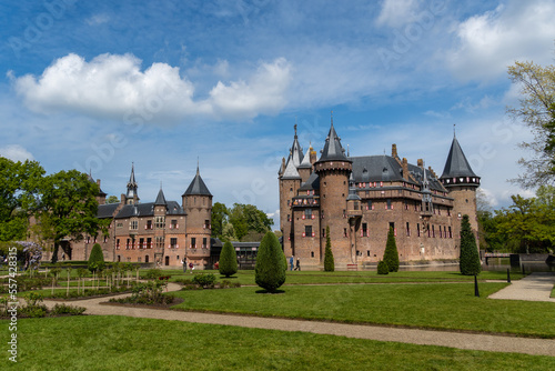 Castle De Haar in Haarzuilens close to Utrecht. A medieval Dutch kasteel from 1892 photo