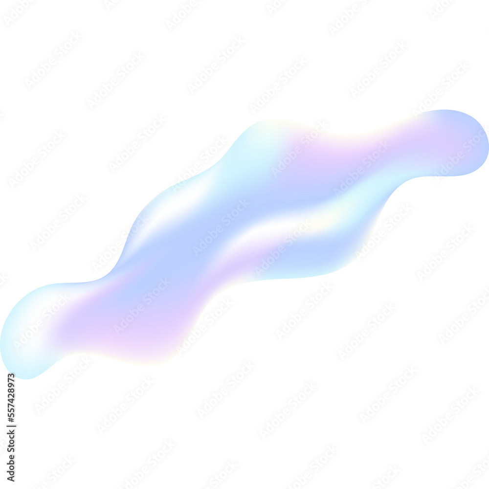Abstract holographic liquid shape Abstract holographic liquid shape