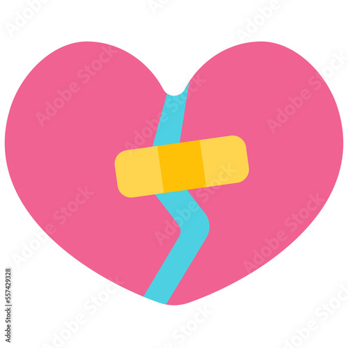fixing heart flat icon