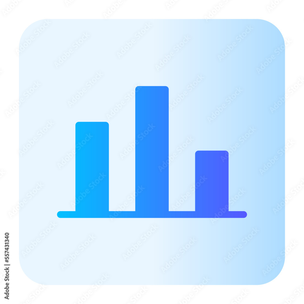 market fluctuation gradient icon market fluctuation gradient icon