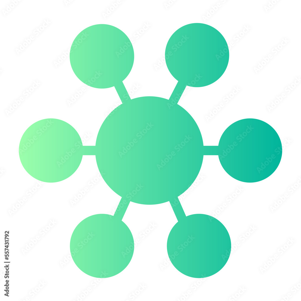 Circle gradient icon Circle gradient icon