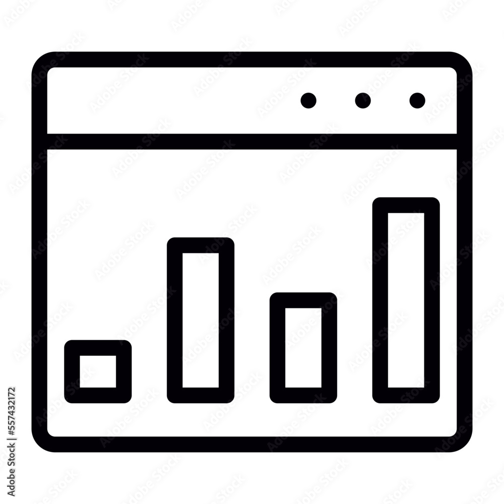 web browser line icon web browser line icon