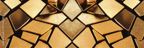  elegant luxury gold texture banner background wallpaper