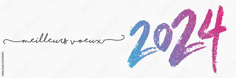 2024 - Meilleurs vœux - Bonne année 2024 - Meilleurs vœux - Bonne année