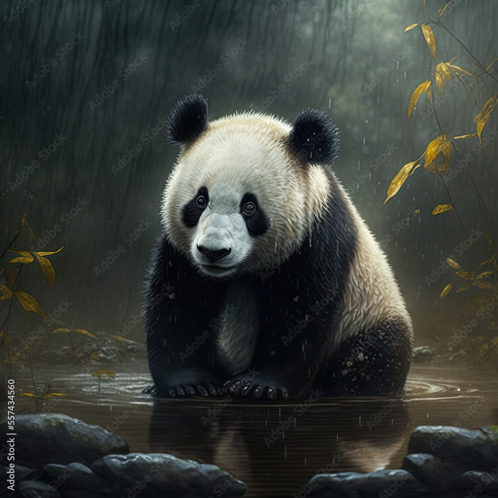 Fototapeta premium giant panda bear