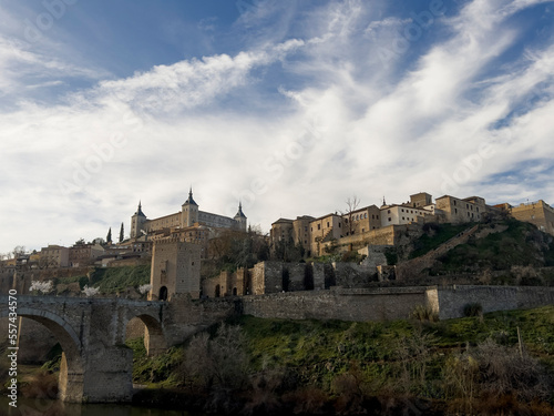 Landscape of the city of toledo, spain