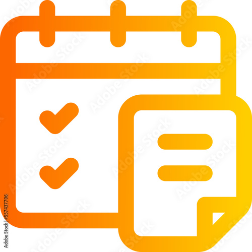 evaluation gradient icon