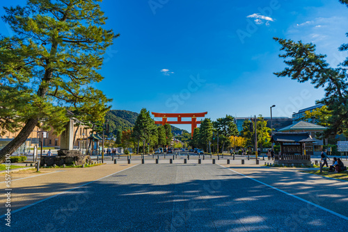 京都の平安神宮の風景
