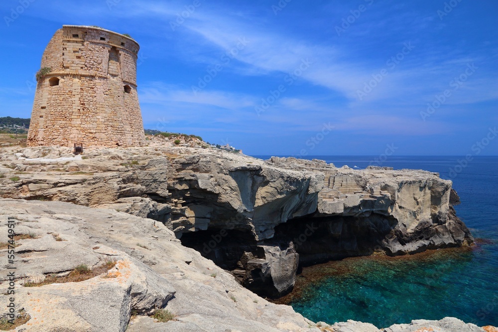 Medieval fortification in Salento, Italy