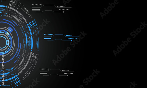Technology futuristic vector background with space for text.