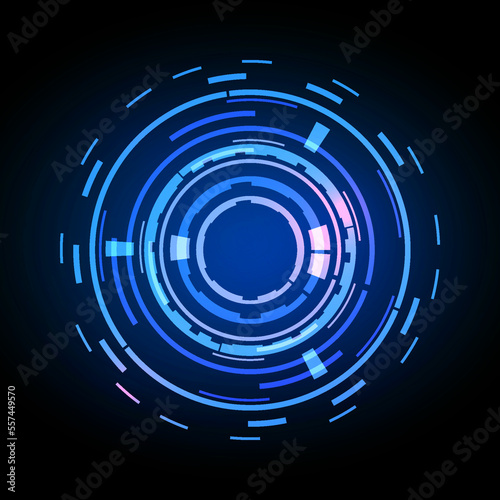 Binary circuit board future technology, cyber security concept, abstract high speed digital internet. motion blur.