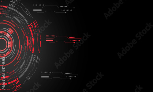 Technology futuristic vector background with space for text.