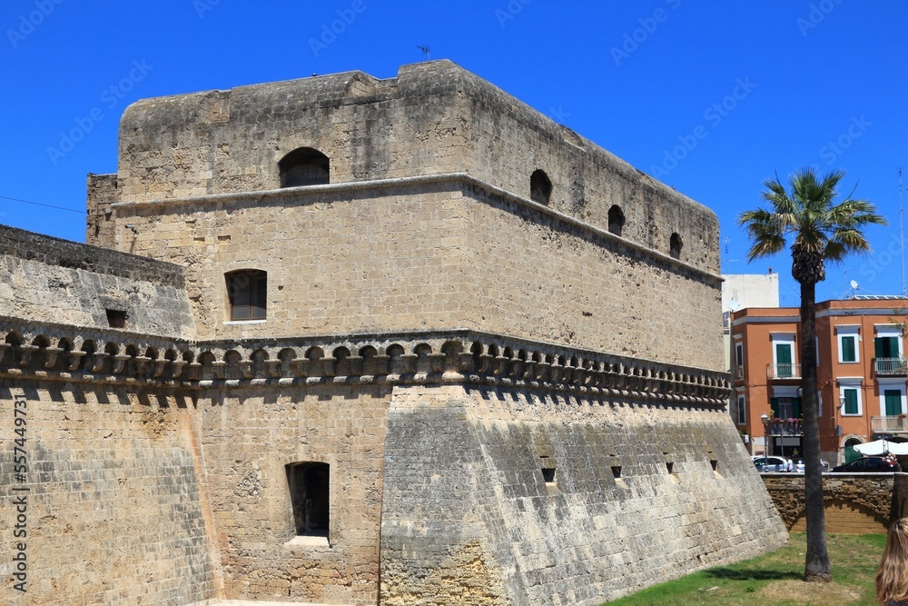 Bari castle in Italy