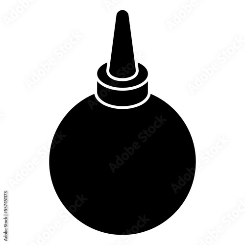 Unique design icon of bp inflation bulb
