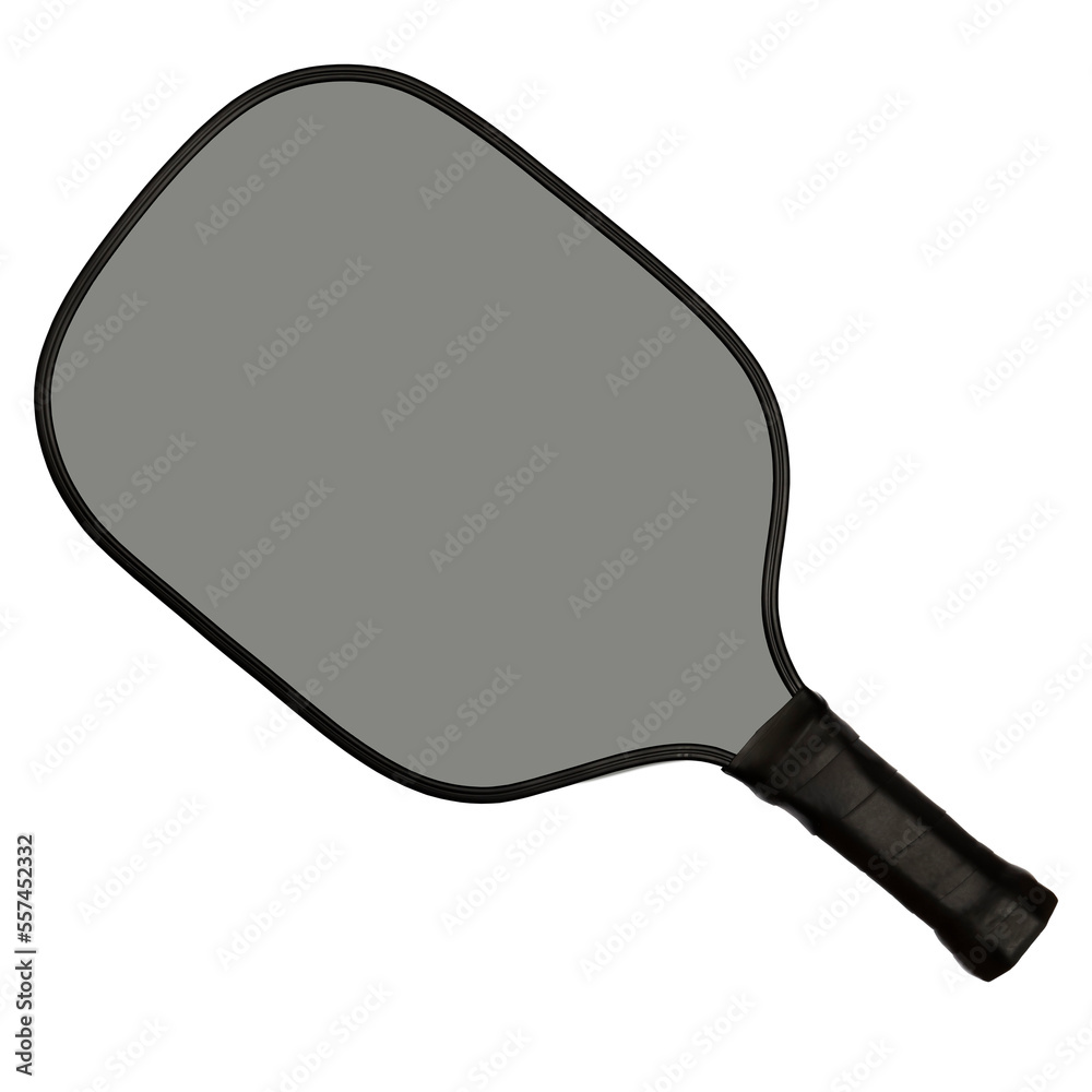 Pickleball Paddle for playing pickleball isolated on a transparent background.