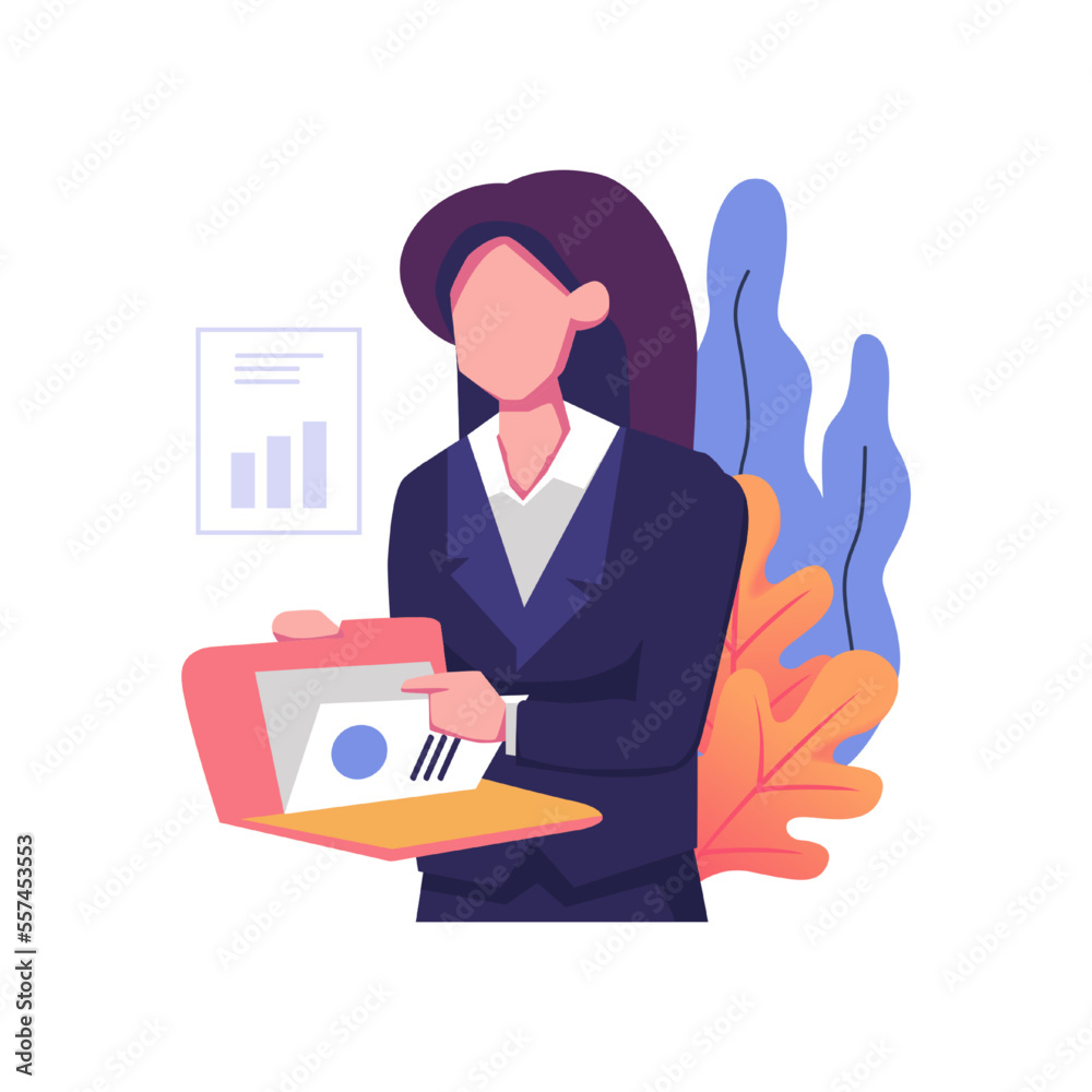 Business concepts of analytics, planning, marketing research, work communication, goal settings. People launching projects, studying reports. Flat vector illustrations isolated on white background