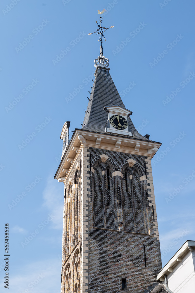 Tower of the former Sint Barbara Chapel in the city of Gouda.