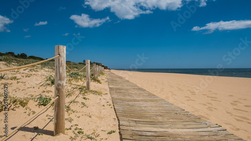 Boardwalk in Vale de Lobo beach