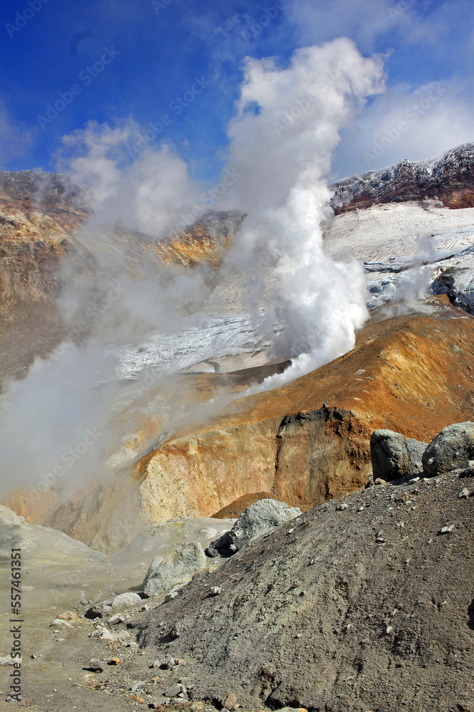 Mutnovsky volcano in Kamchatka Peninsula, Russia Mutnovsky volcano in Kamchatka Peninsula, Russia