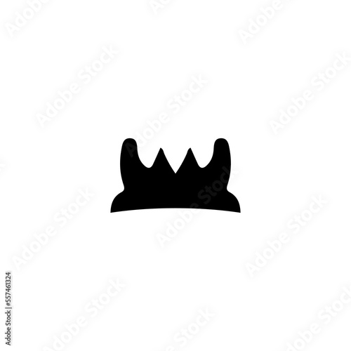 Wiking icon. Simple style Wiking poster background symbol. Wiking brand logo design element. Wiking t-shirt printing. Vector for sticker.