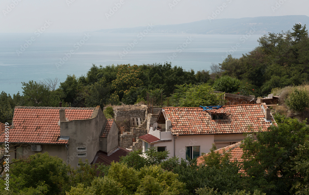 Bulgarian resort-Balchik. City by the Black Sea. East European Recreation Area. Bulgarian resort-Balchik. City by the Black Sea. East European Recreation Area.