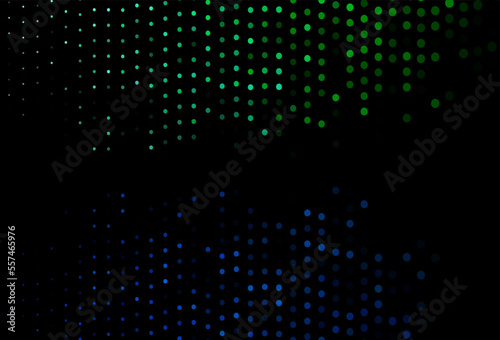 Dark Blue, Green vector layout with circle shapes. © Dmitry