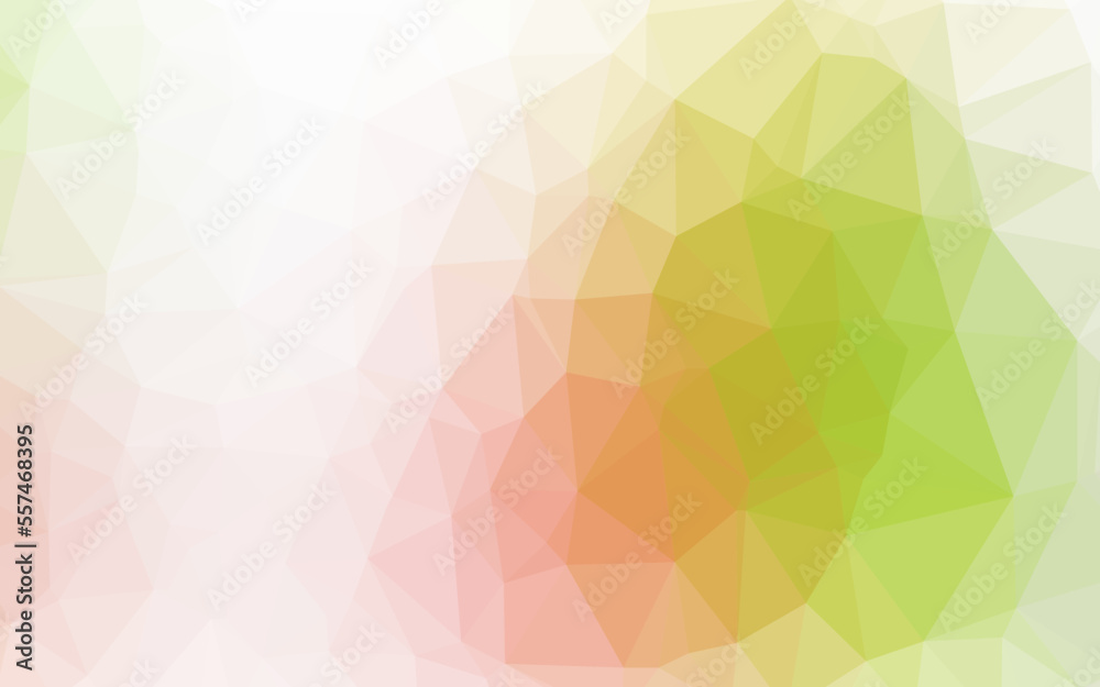 Light Green, Red vector blurry triangle template.