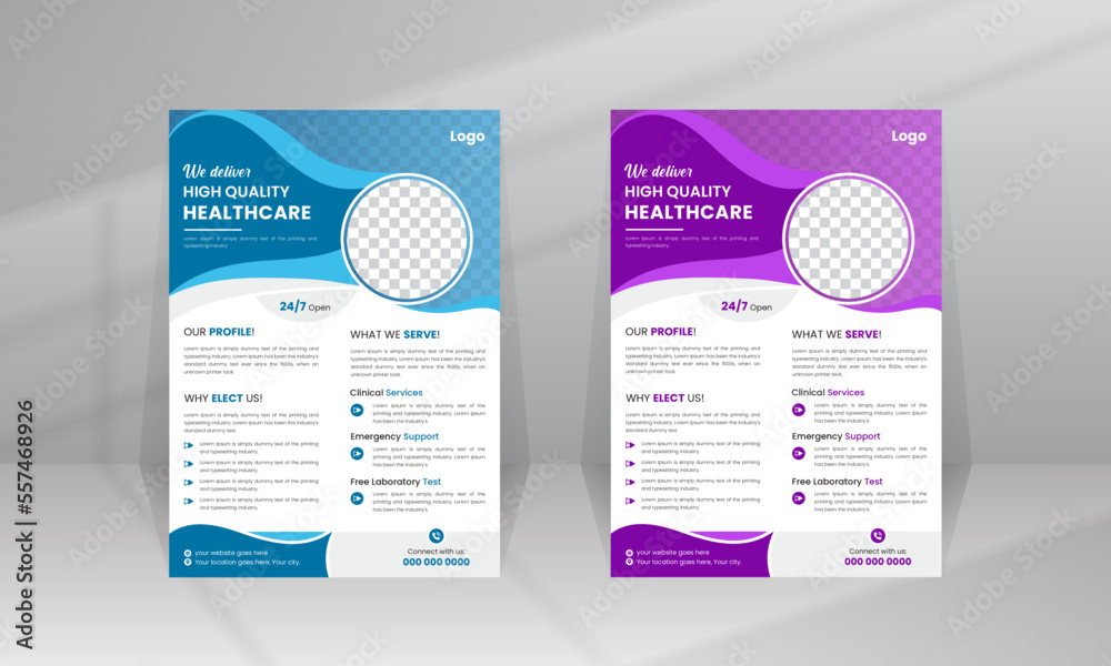 Health Care Medical Flyer template Health Care Medical Flyer template