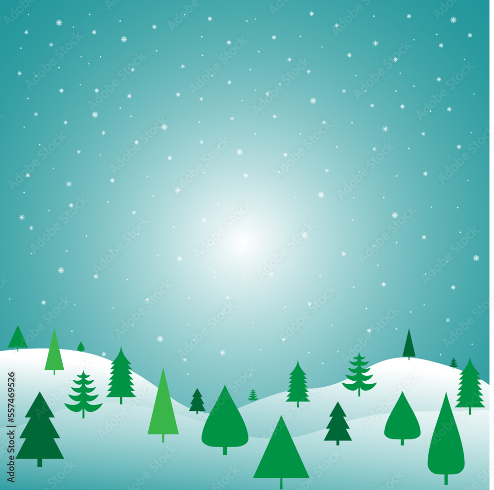Obraz premium Christmas tree icon on a white background. Vector illustration