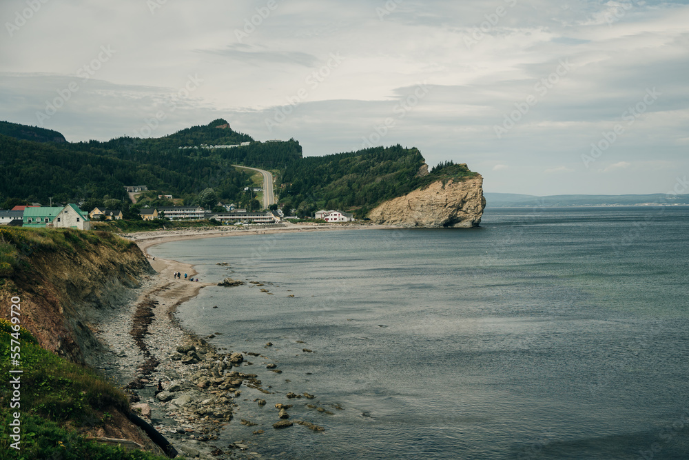 Obraz premium the symbol of the Gaspesie, a region of Quebec (Canada) from Cape Mont Joli