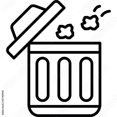 Throwing Trash Icon