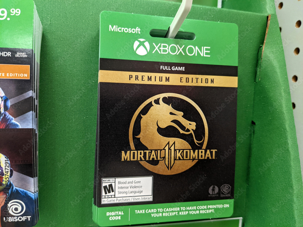 Xbox One Mortal Kombat 11 Premium Edition Full Game Digital Code by WB  Games Stock-Foto | Adobe Stock