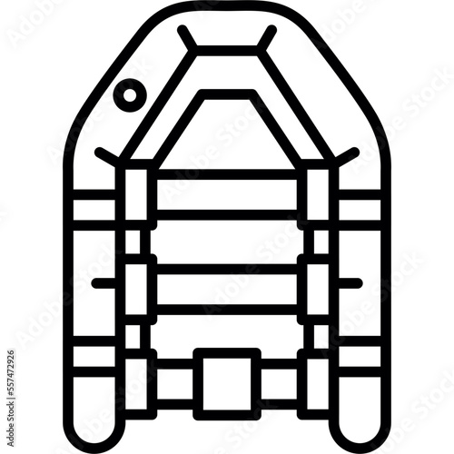 Inflatable Boat Icon
