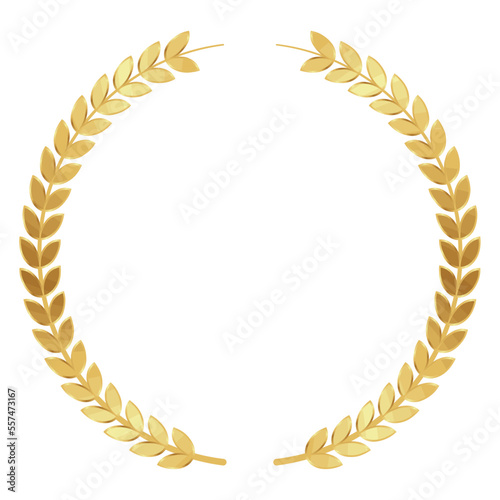 golden wreath crown
