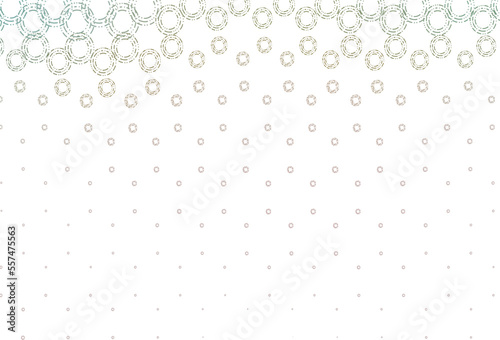 Light green, red vector template with circles.