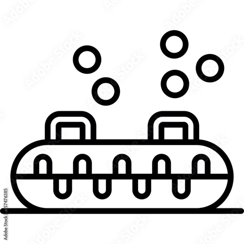 Inflatable Sled Icon