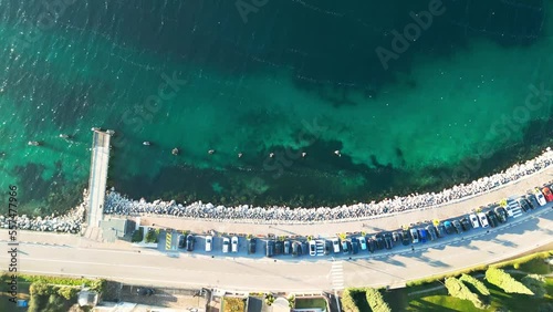 Roads and forests on Lake Garda