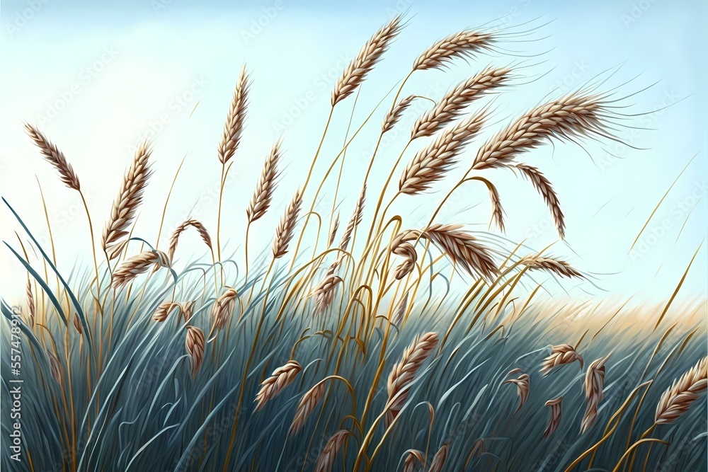 A field of wheat - Generative AI A field of wheat - Generative AI
