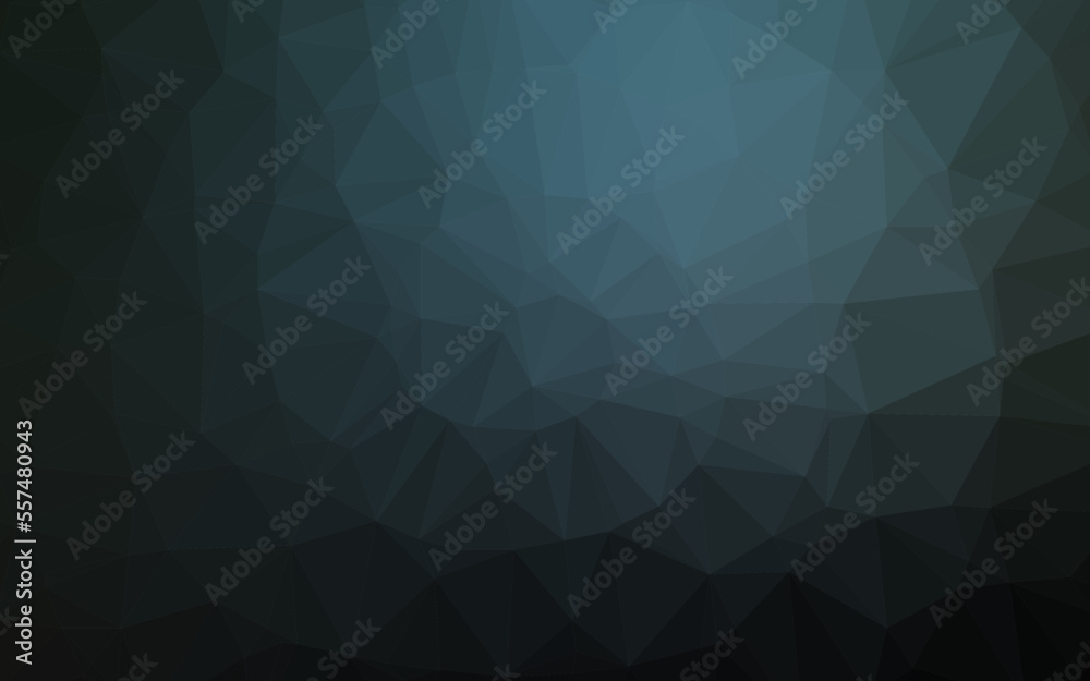 Dark BLUE vector blurry triangle template. Dark BLUE vector blurry triangle template.