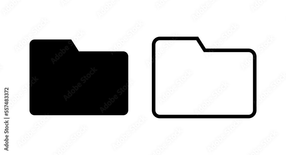 Folder icon vector illustration. folder sign and symbol Folder icon vector illustration. folder sign and symbol