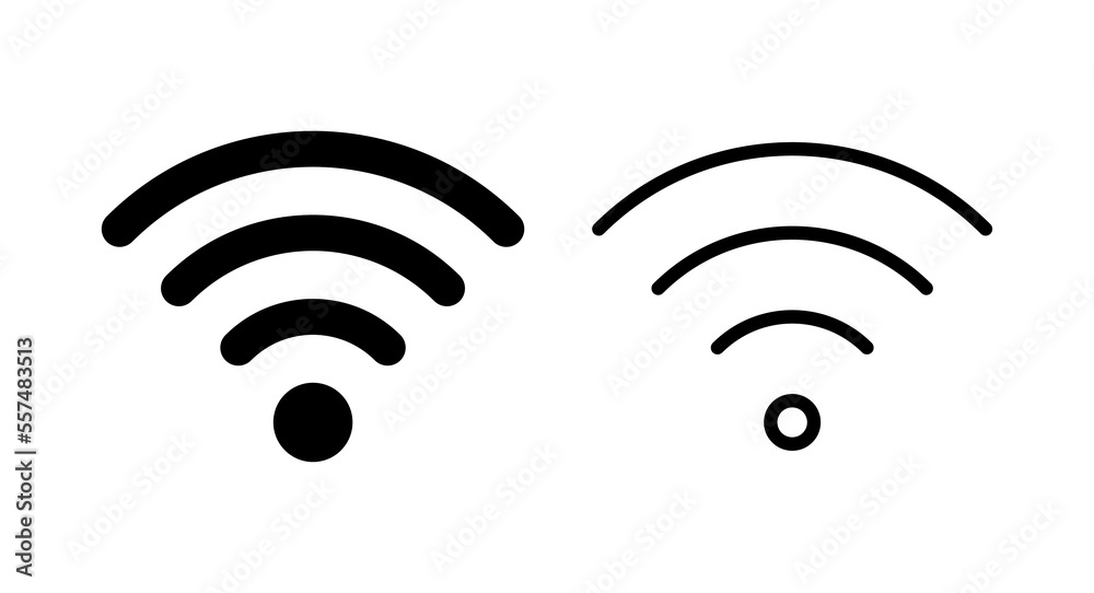Wifi icon vector illustration. signal sign and symbol. Wireless icon Wifi icon vector illustration. signal sign and symbol. Wireless icon