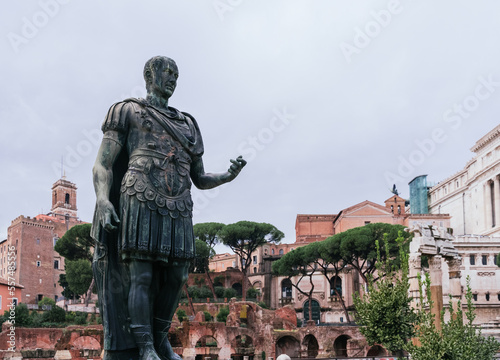 Statue of Julius Caesar in old city square