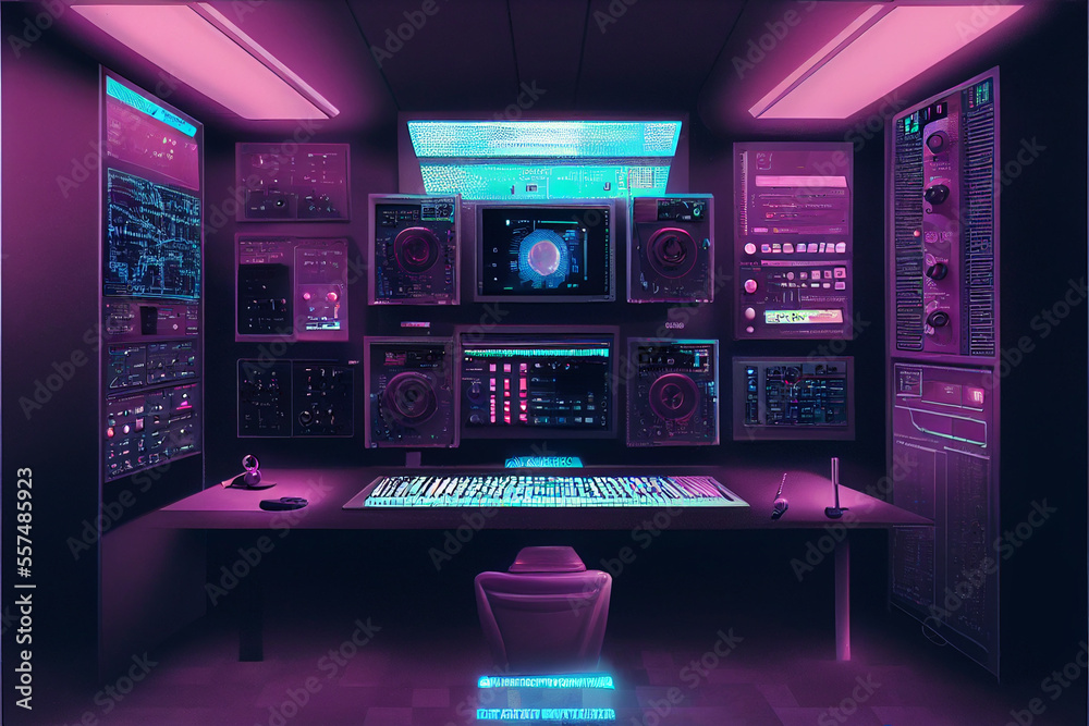 Electronic mission control center, database, IT technologies Electronic mission control center, database, IT technologies