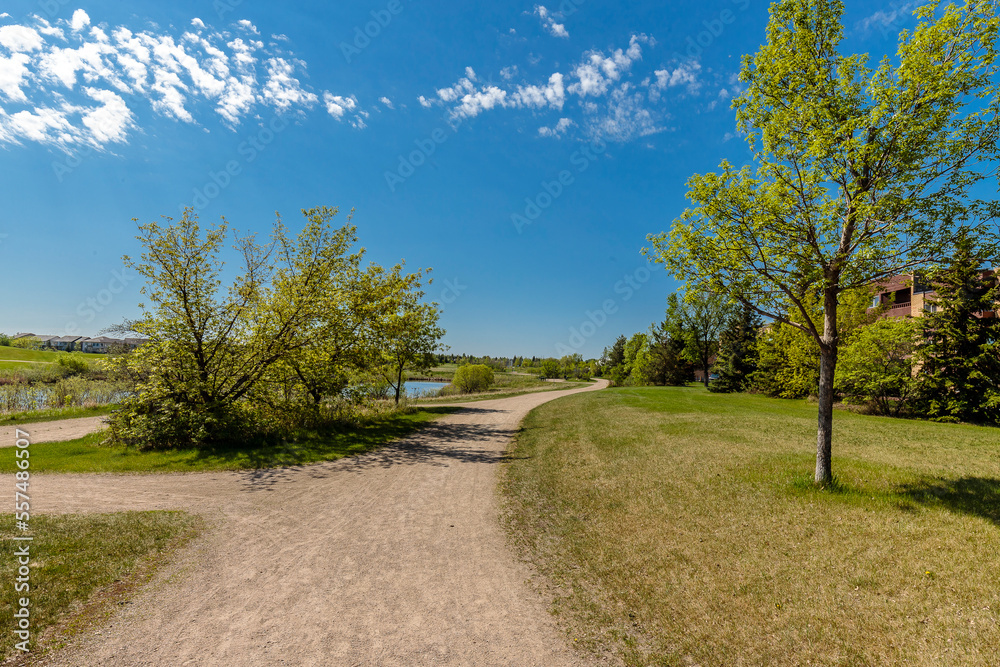 Summer Time at Lakewood Park in Saskatoon, Saskatchewan, Canada