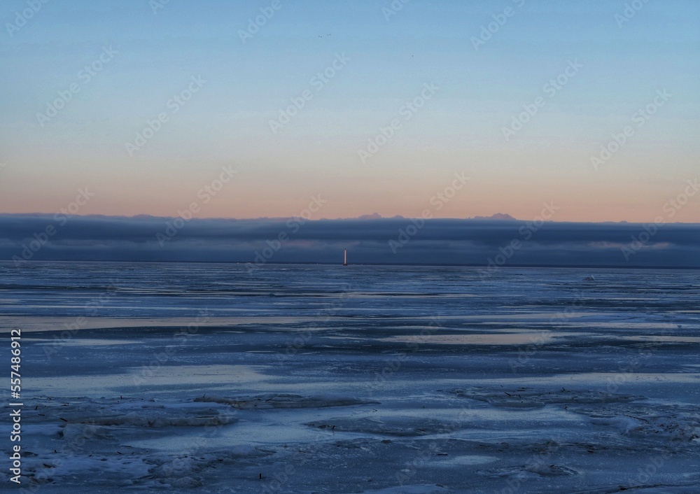 Obraz premium sunset over the sea