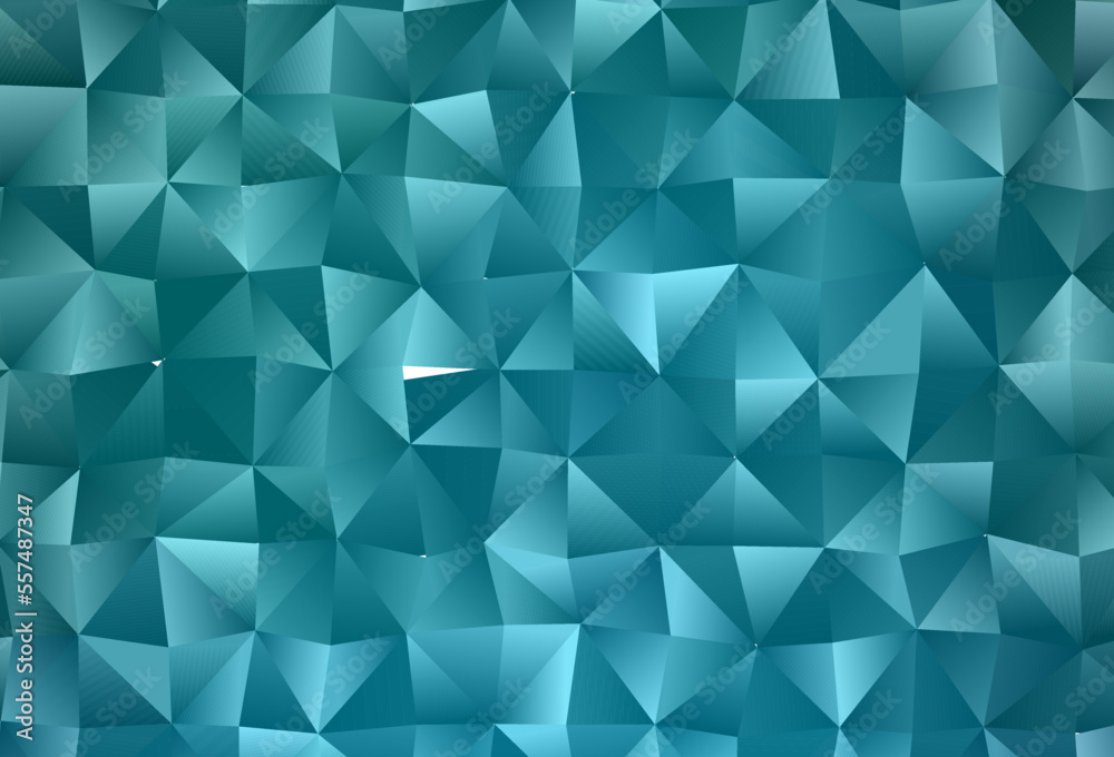 Dark BLUE vector polygonal template. Dark BLUE vector polygonal template.