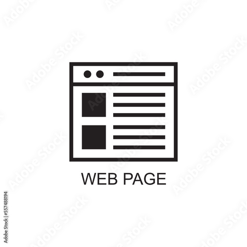 web page icon , application icon