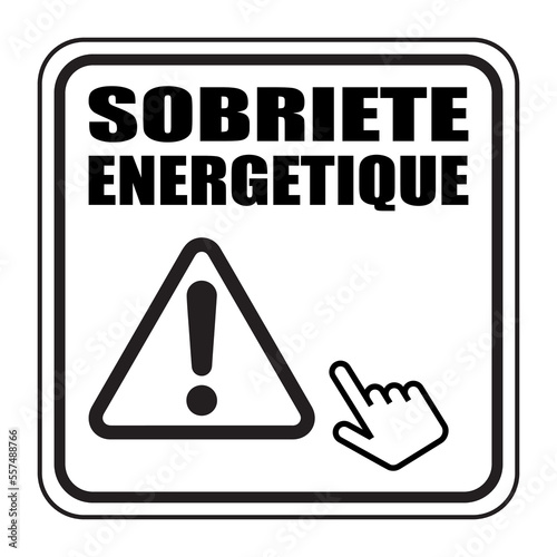 Logo sobriété énergétique.